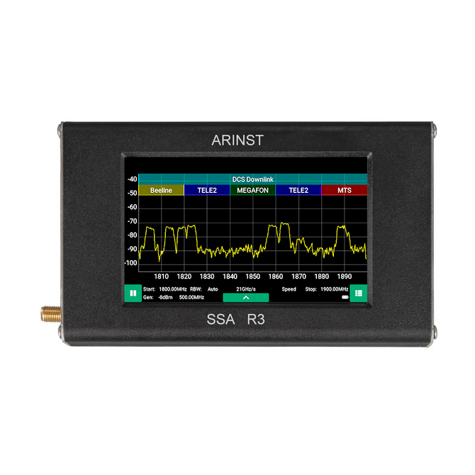 Arinst SSA R3 портативный анализатор спектра, 24МГц - 12ГГц 2