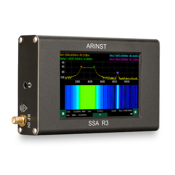 Arinst SSA R3 портативный анализатор спектра, 24МГц - 12ГГц 4