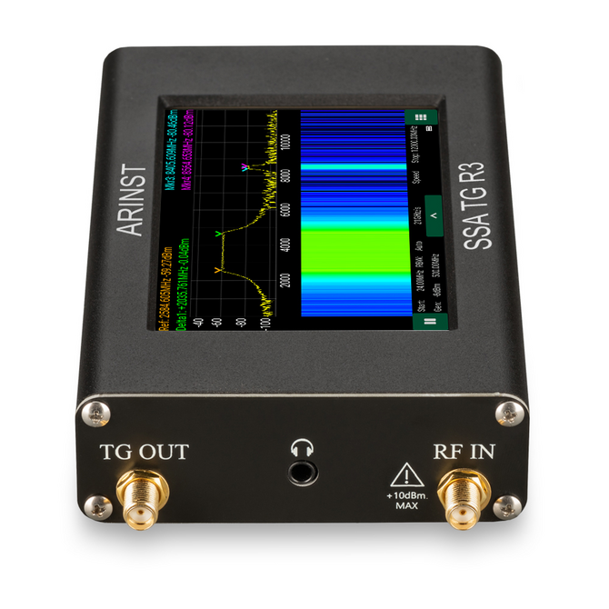 Arinst SSA-TG R3 портативный анализатор спектра с трекинг-генератором, 24МГц - 12ГГц 3
