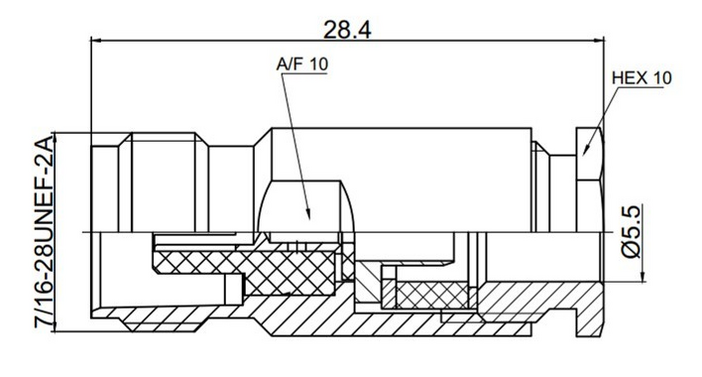 Разъем TNC T-212F