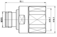 Разъем 4.3-10-female для кабеля 7/8" 0