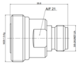 Переходник 716F-NF DIN-female - N-female 0