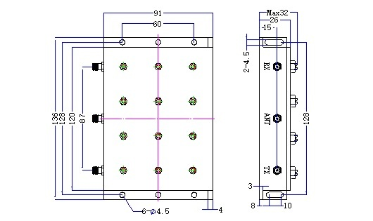 Диплексер LDX-1920/2110-Q6S