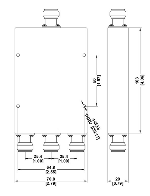 PicoCoupler 1/3 - 698/6000 МГц