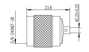 Разъем N-115-085 (N-male, пайка, для RG-405) 0