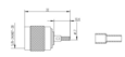 Разъем N-111L (N-male, обжимной, для RG-174, RG-316) 1