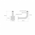 Кронштейн стеновой L КС005-200-150-30 2