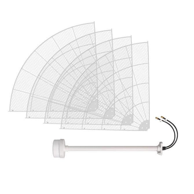 KNA27-1700/4200P - параболическая 4G/5G MIMO антенна 27 дБ, сборная 3