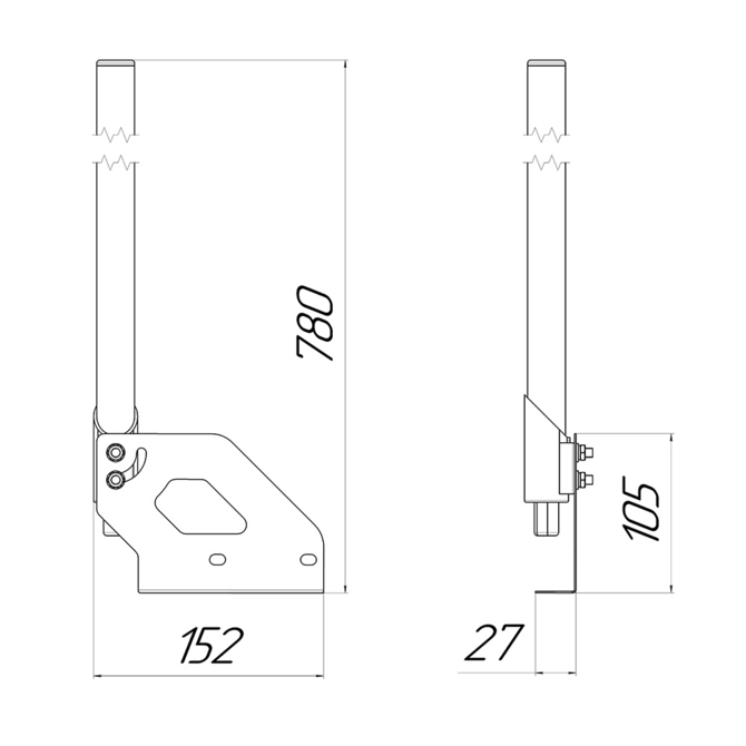 Всенаправленная (круговая) 10 дБ 4G/WiFi антенна KC10-2300/2700 Белая 4